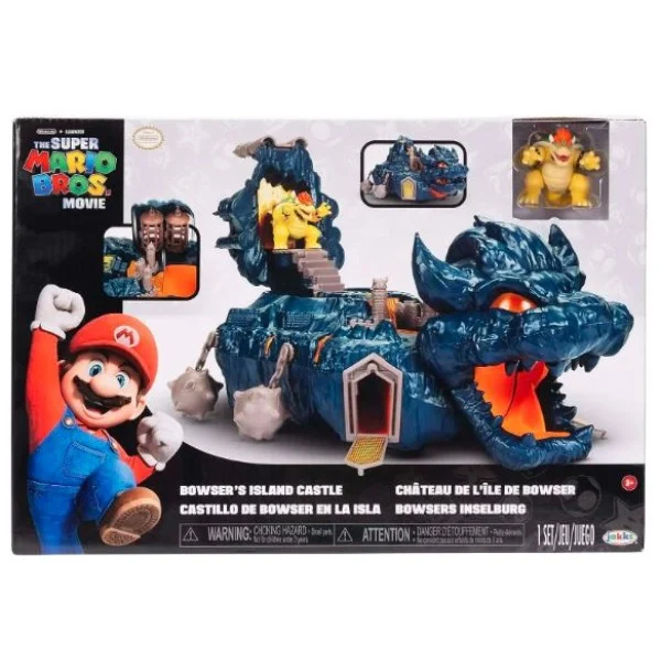 Super Mario Bros. The Movie Bowser's Island Castle Playset - 41804-T
